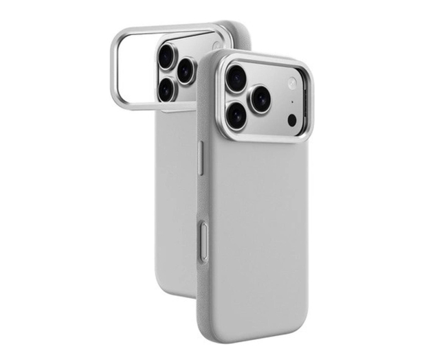 AmazingThing Glamour na iPhone 17 Pro Max z podstawką - szare - 1526905 - zdjęcie